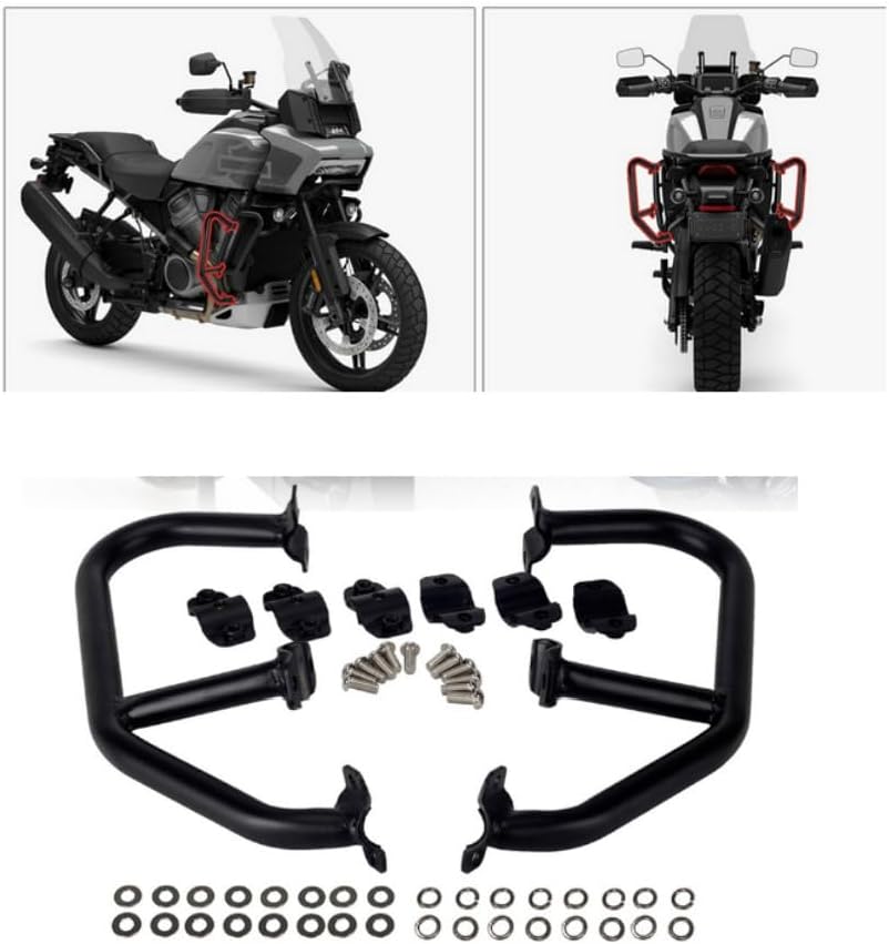 ya 13 9.15 baidi Black Steel Engine Guard Highway Collision Bar for PAN America 1250 RA1250 PA1250-