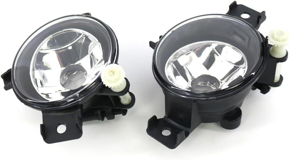 ya 13 9.15 baidi Pair Front Bumper Fog Light Lens Fog Lamp Cover Clear For for BMW X5 E70 2011-2013