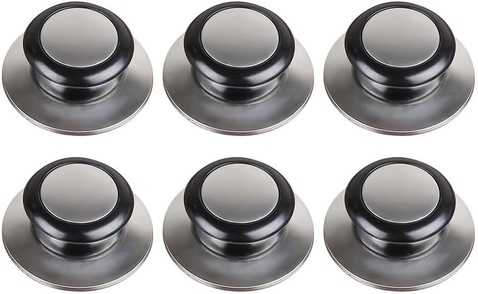 ya 14 9.20 baidi 6PCS Glass Saucepan Lid knob Kitchen Cookware Lid Knobs Plastic Pot Lid-1
