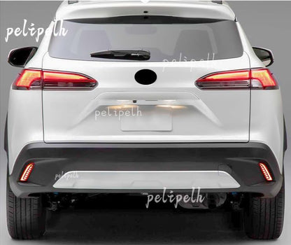 ya 4 8.10 for Toyota for Corolla Cross 2022 2023 LED Rear Fog Light Tail Bumper Lamp Refit 2x