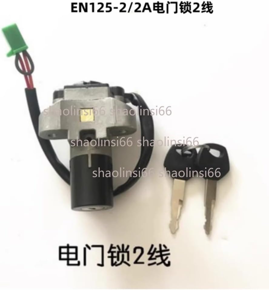ya 4 8.24 baidi 2Wire Ignition Switch Lock Key Fuel Tank Cap Lock Fit for for Suzuki EN125-2/2A