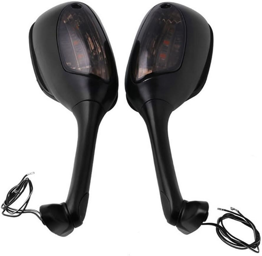 ya 2 8.15 with Light Rotatable Rear View Side Mirrors Fit for Suzuki GSXR600/750 GSXR1000