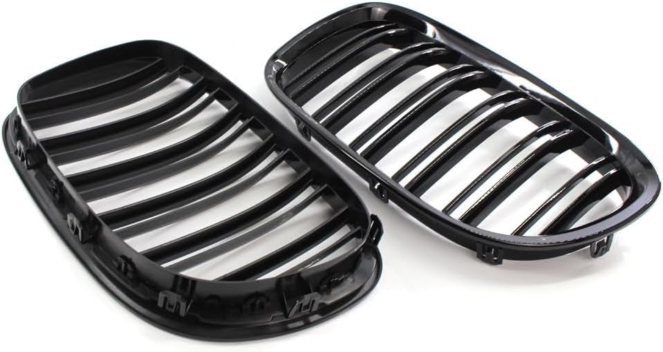 ya 2 8.15 Front Kidney Grill for for BMW 7-Series F01/F02 740i 750li 760li 2008-2015 Dual line
