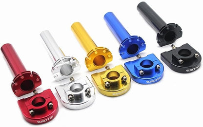 ya 11 9.14 baidiUniversal Motorcycle 7/8 Inch Twist Throttle Handlebar Grip for Bicycles -