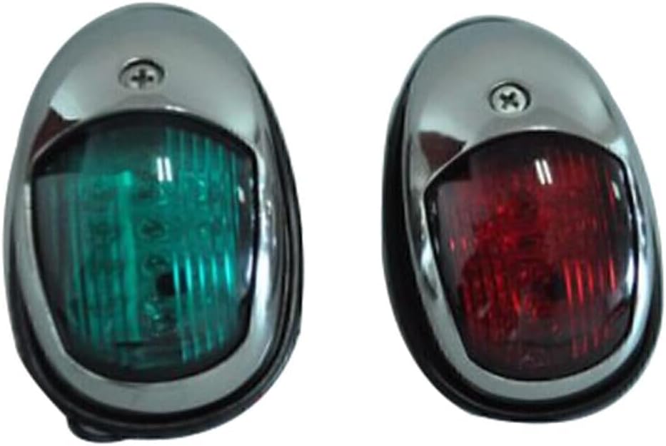 ya 13 9.15 zhengce LED Navigation Lights Stainless Steel Housing-Port/Starboard Marine/Boat L