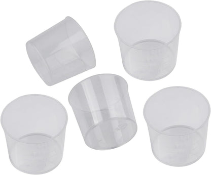 ya 14 9.20 baidi Pack of 20 Lightweight Clear Measuring C with Accurate Calibration Markings-1