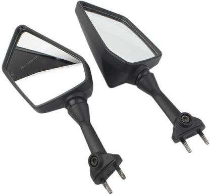 ya 2 8.15 Rearview Side Rear View Mirrors Black Fit for Kawasaki 250R EX250 2008-2013