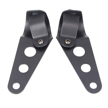 ya 6 8.14 for Cafe Racer Chopper Steel 28-38mm Motorbike Headlight Fork Ears Mount Bracket