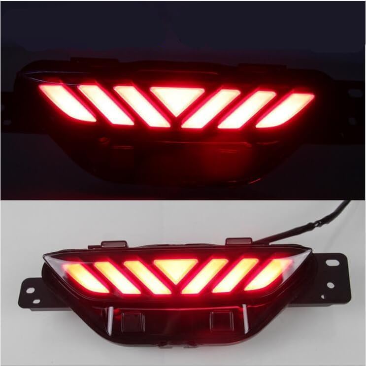 ya 4 8.10 for Toyota CHR C-HR 2018-22 LED Rear Fog Light Lamp Tail Bumper Light L&R&mid 3X