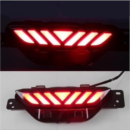 ya 4 8.10 for Toyota CHR C-HR 2018-22 LED Rear Fog Light Lamp Tail Bumper Light L&R&mid 3X