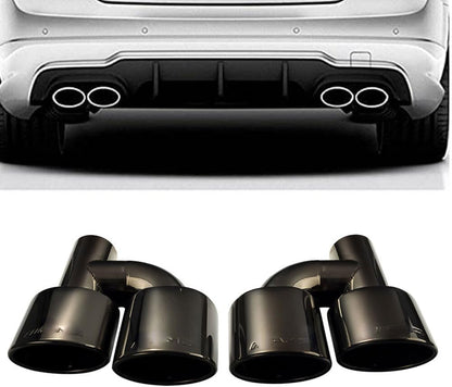 ya 6 8.24 baidi for Mercedes-benz AMG Tips W212 E350 E400 C63 C300 C-Class Black