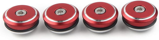 ya 4 8.10 Fit for Ducati 1199 Panigale 12-15 1299 Panigale 15-17 4X F for Ram e Plugs Cover Cap Red