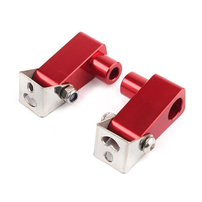 ya 6 8.14 2 x Fog Light Bracket Fit Motorcycle Modification Support Holder Metal Alloy