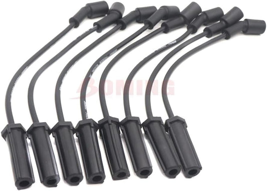 ya 4 8.10 New Spark Plug Wire Set 8PCS 758EE for Cadillac for Chevrolet for GMC Hummer 1999-2022