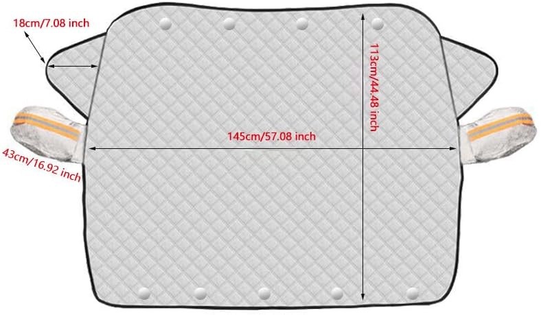 ya 14 9.20 zhengce New Car Windscreen Windshield Front Glass Sun Shade Cover Snow Frost Protec-1