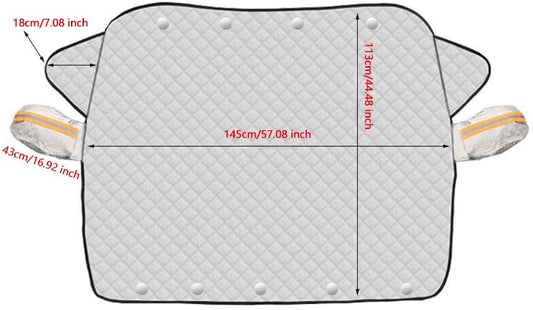ya 14 9.20 zhengce New Car Windscreen Windshield Front Glass Sun Shade Cover Snow Frost Protec-1