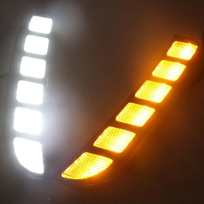 ya 14 9.20 zhengce Suitable for 2016-18 for Ford Explorer LED daytime running lights DRL signa-1