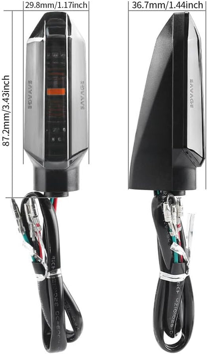 ya 13 9.15 baidi LED Front Turn Signal Light Flash Indicator for Honda XL 750 Transalp X-ADV 750
