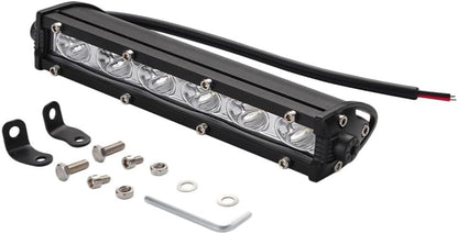 ya 13 9.15 baidi 8Inches 18W Ultra-thin Strobe Light COB Lamp Truck Net Warning Light Car
