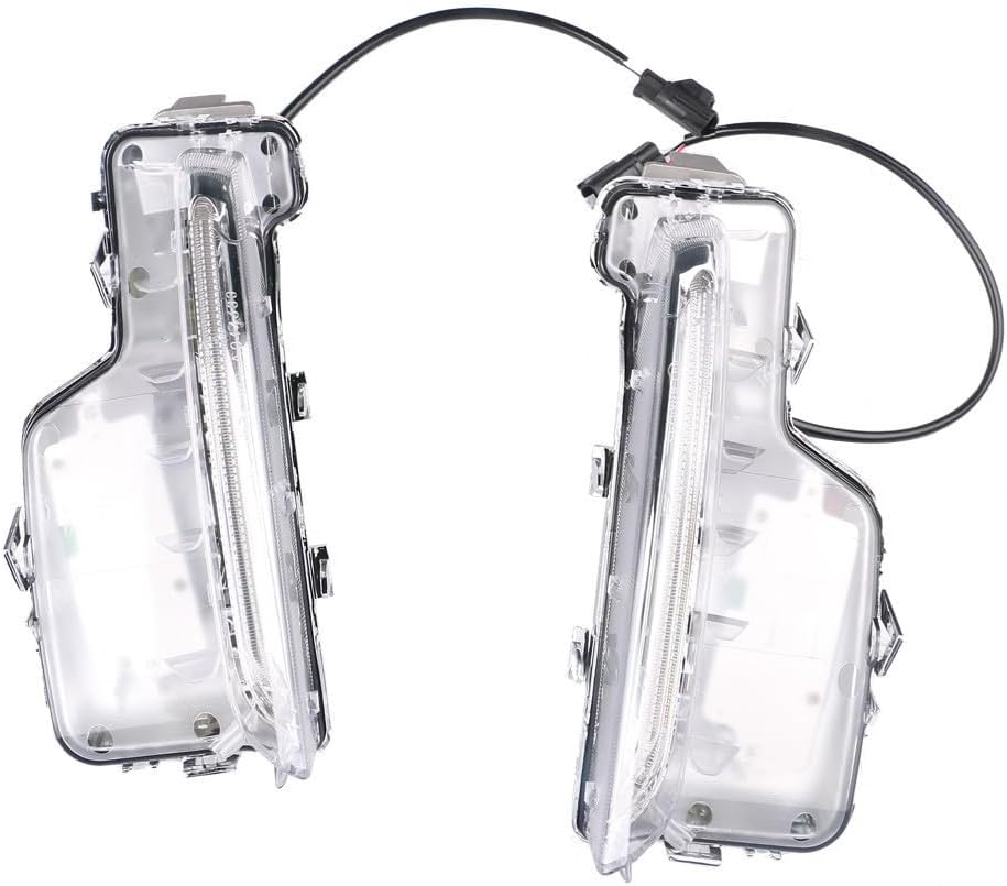 ya 10 9.16 zhengce 2Pcs Left+Right Front Bumer Fog Light Lamp Clear LED for Volvo S60 2014-201