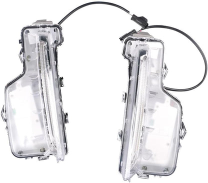 ya 10 9.16 zhengce 2Pcs Left+Right Front Bumer Fog Light Lamp Clear LED for Volvo S60 2014-201