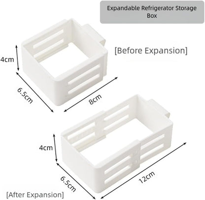 ya 26 10.21 baidi 10 Pcs Retractable Drawer Organizer for Refrigerator Kitchen and Desk Storage