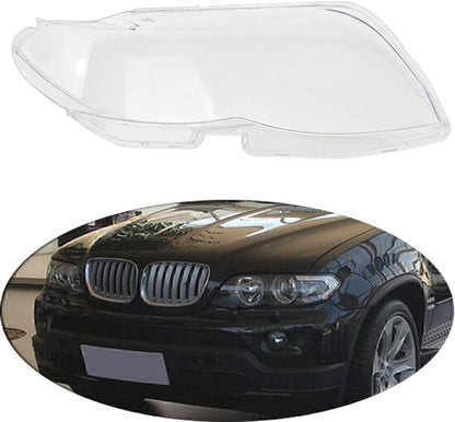 ya 6 8.14 Car Left Side Front Headlight Lens Cover For 2004-2006 2005 for BMW X5 E53 530i 544i