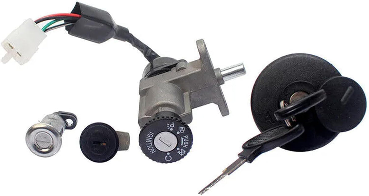 ya 13 9.15 zhengce Universal Modified Scooter Motorcycle Fuel Gas Cap Ignition Switch Key HOL