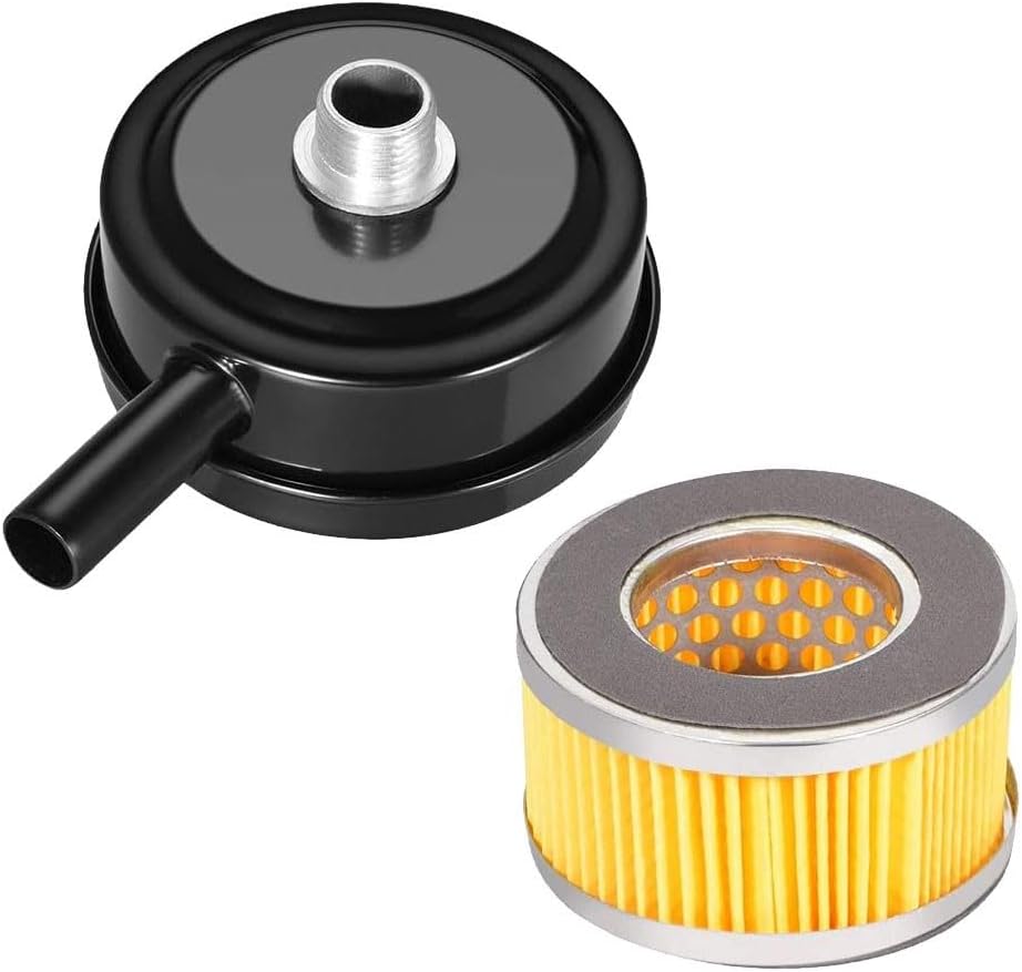 ya 26 10.21 baidi 2pcs Air Compressor Intake Filter Noise Muffler Silencer Tool