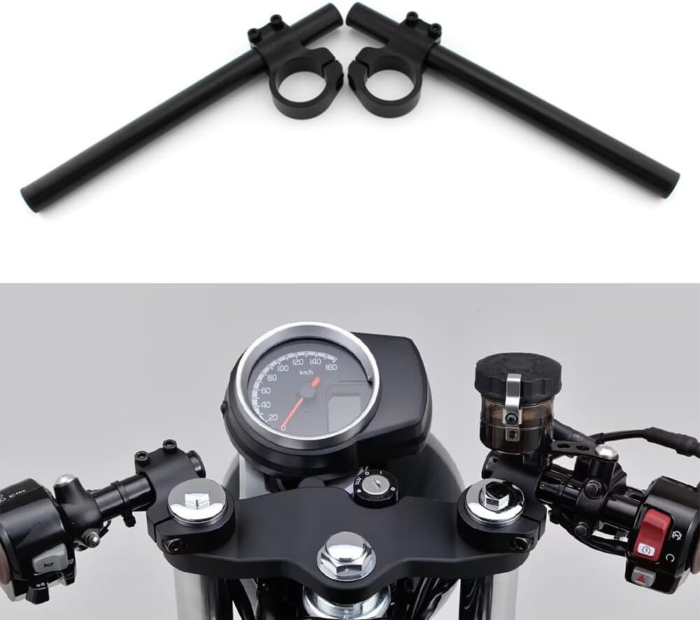 ya 6 8.14 CNC Front High Lift Universal Version Clip Ons On Handlebar for Honda CB350 21+