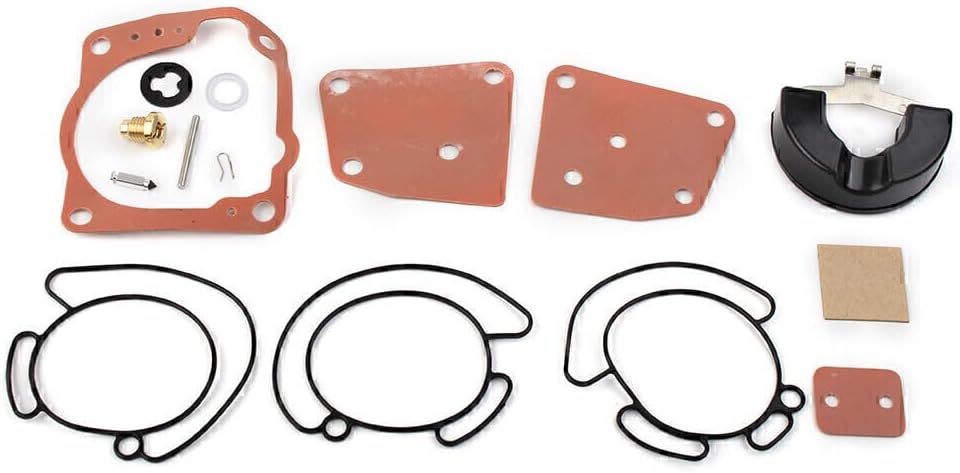 ya 2 8.15 For Johnson Evinrude V4 V6 90 115 125 150 175 HP 18-7247 Carburetor Kit 438996