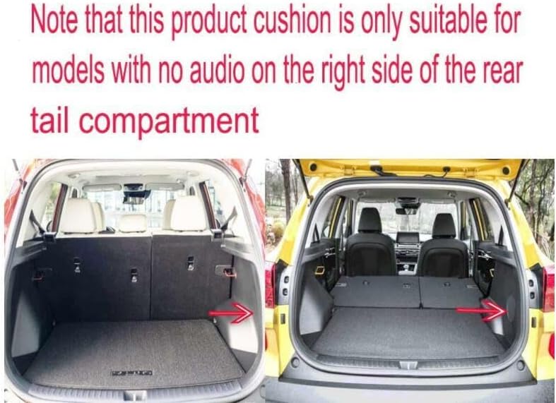 ya 7 8.24 baidi Car Leather Boot Cargo Liner Tray Rear Trunk Floor Mat for Kia Seltos 2019-2023