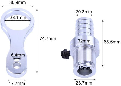 ya 11 9.14 baidiAutomotive Coolant Bypass Hose Barb Adapter Kit Fits 11-19 for Ram 2500 3500 4500 5500