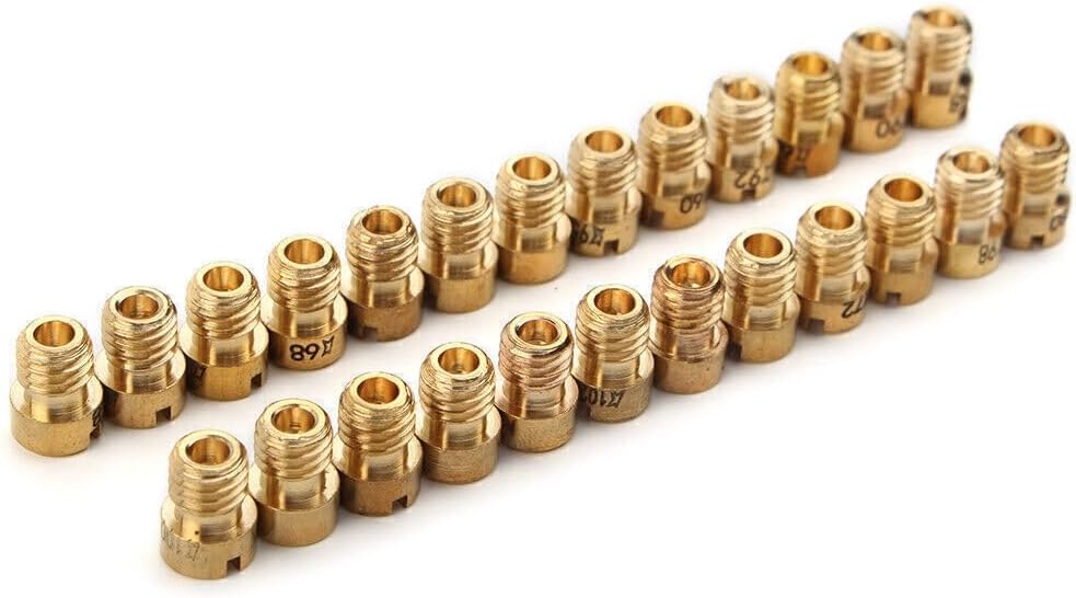 ya 2 8.15 25Pcs Carburetor Main Jet Kit Fit For Dellorto PHBG SHA 5mm #55-#115 Motor cl