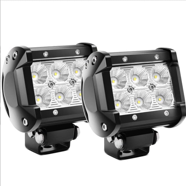 ya 10 9.16 zhengce Led Po for DS 2 pcs 18W 1260LM Spot Led Off-Road Light Super Bright Driving