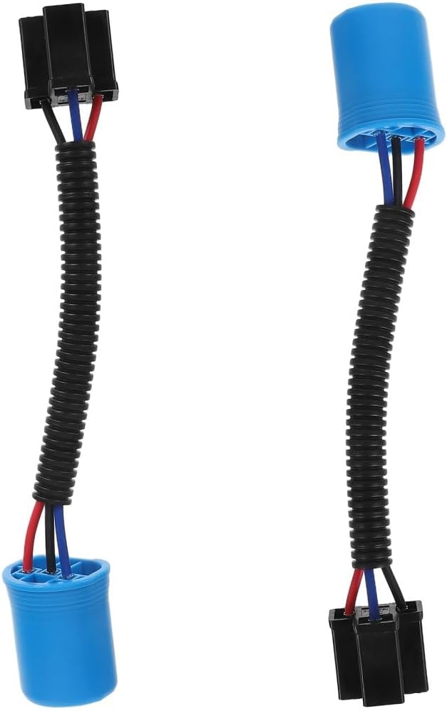 ya 13 9.15 baidi 2 Pcs Car Cable Headlight Wire Connector Extension