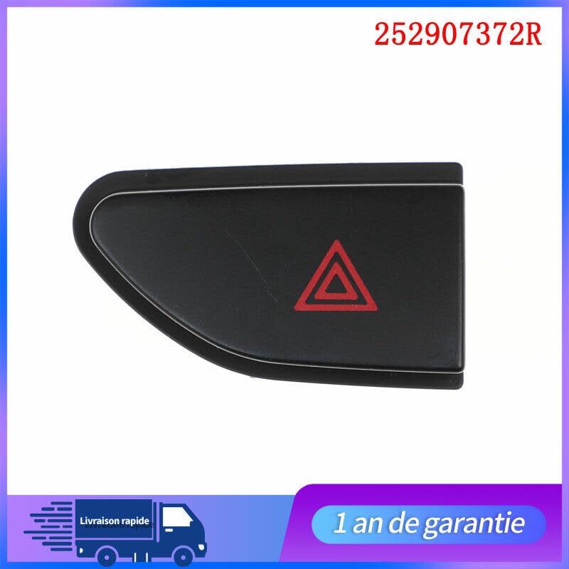 ya 13 9.15 baidi Bouton Warning Clignotant Dacia Duster Prevu 252907372R Pour Captur Clio 4