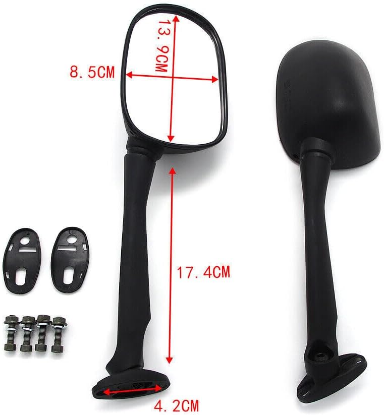 ya 13 9.15 baidi Rear View Mirror for Honda CBR125R 88110-KPP-T01 CBR250R 2011-2017 88120-K33-D01
