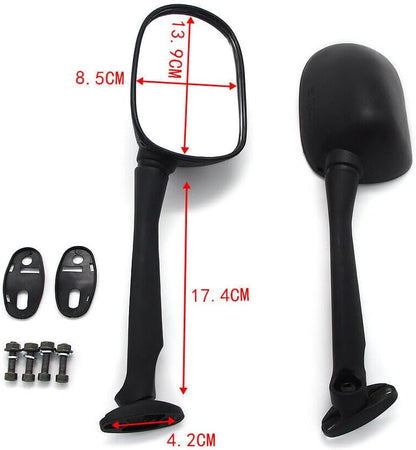 ya 13 9.15 baidi Rear View Mirror for Honda CBR125R 88110-KPP-T01 CBR250R 2011-2017 88120-K33-D01