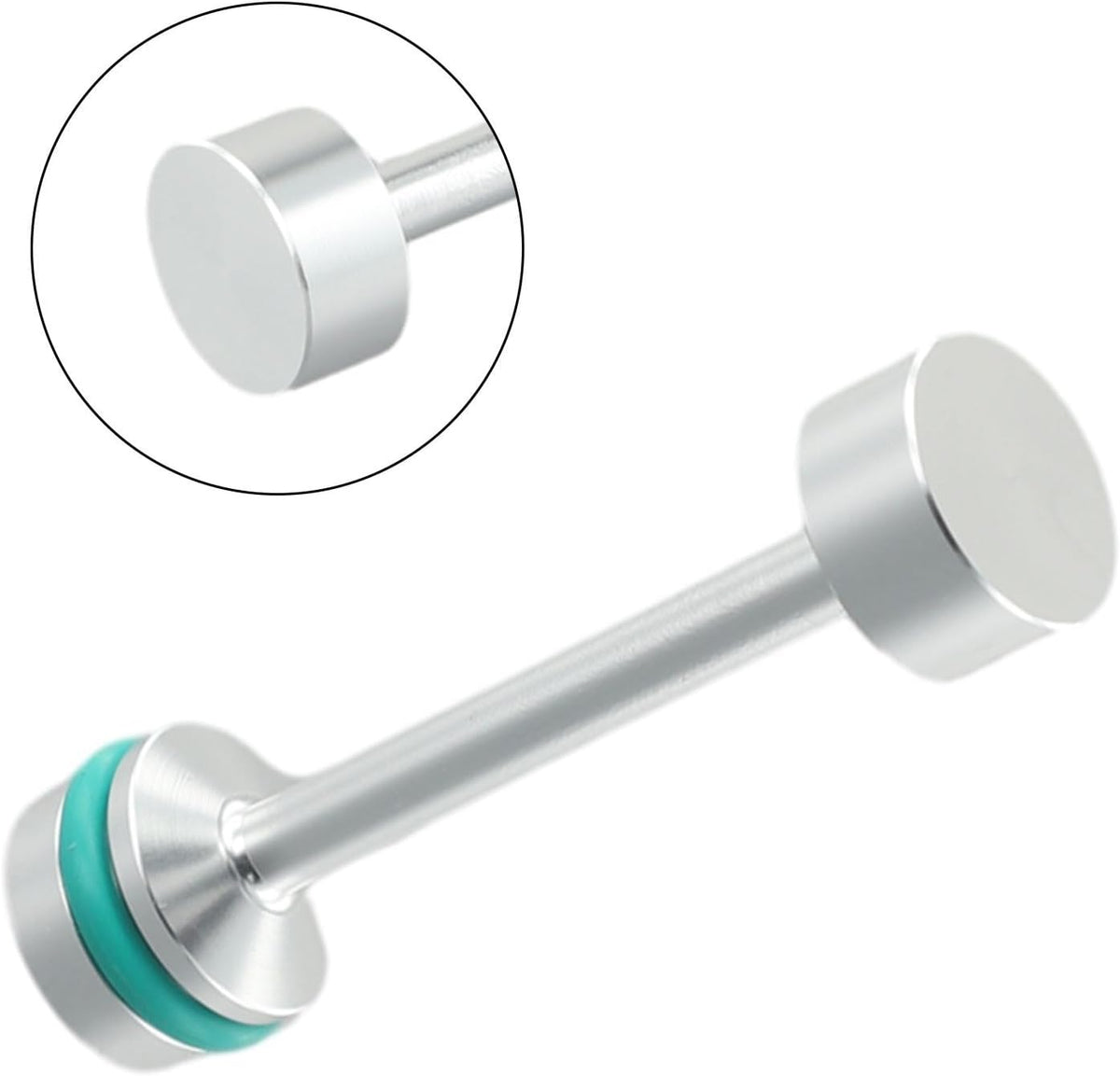 ya 12 10.8 baidi Silver Billet Aluminum Oil Diverter Barbell For LS LS1 LS3 LQ4 4.8 5.7 6.0 6.2L