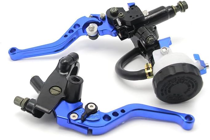 ya 9 10.24 22mm CNC 7/8 Motorcycle Brake Clutch Lever Master Cylinder Reservoir Hydrau