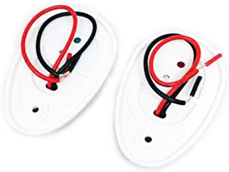 ya 4 8.14 Marine Boat 2x Of Green Red Navigation Side Light White Nylon Housing