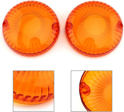 ya 4 8.8.2 for Yamaha V Star 650 1100 Vmax 1200/1700 Orange Turn Signal Light Lens Cover