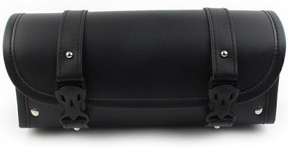 ya 11 9.14 baidiBlack Universal PU Leather Motorcycle Side Saddle Bags Storage Fork Tool Pouch