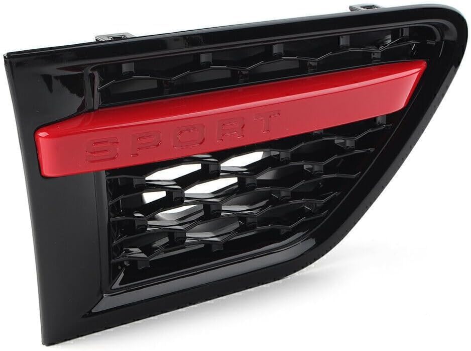 ya 28 10.13 zhengce Fit for Land Rover for Range Rover Sport Red Right Side Fender Grill Cover