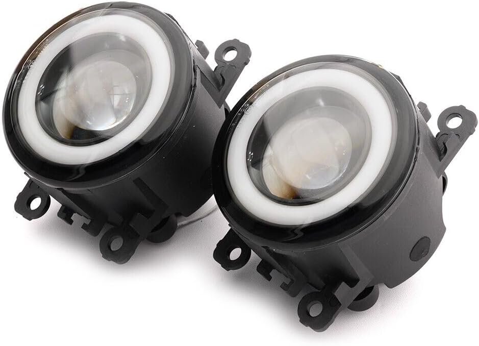 ya 10 9.16 zhengce 2pcs front bumper white LED halo fog lights DRL for 10-18 for Acura TL ILX