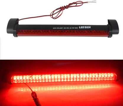 ya 3 8.24 baidi 11 Inch Durable Car Light Bar 32 LED 12V High Mount Brake Stop Tail Red Light 