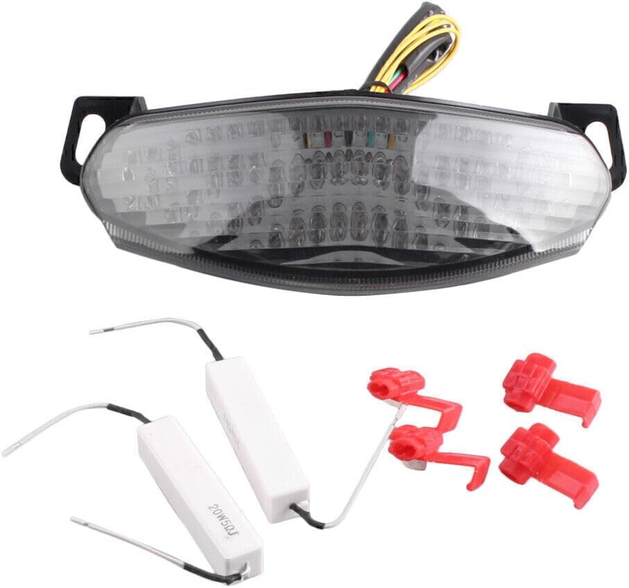 ya 10 9.16 zhengce Clear Brake Turn Signal Tail Light for Kawasaki 650R ER6 2009 2010