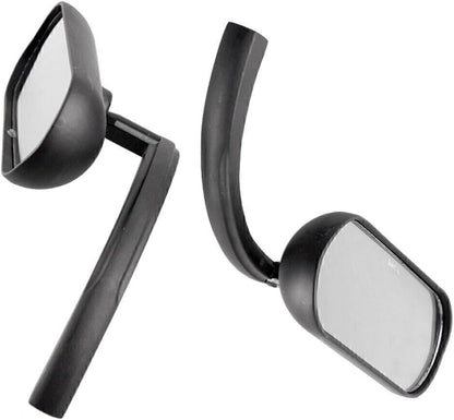 ya 2 8.15 2x Black Universal Motorcycle Rear View Side Mirrors Fit Cruiser Chopper