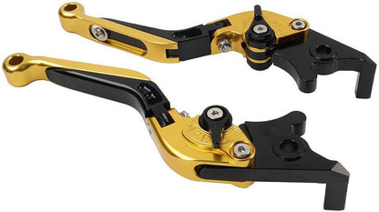 ya 5 8.10 CNC Folding Extendable Brake Clutch Levers for BMW G310R/G310GS 2017-2021 Gold